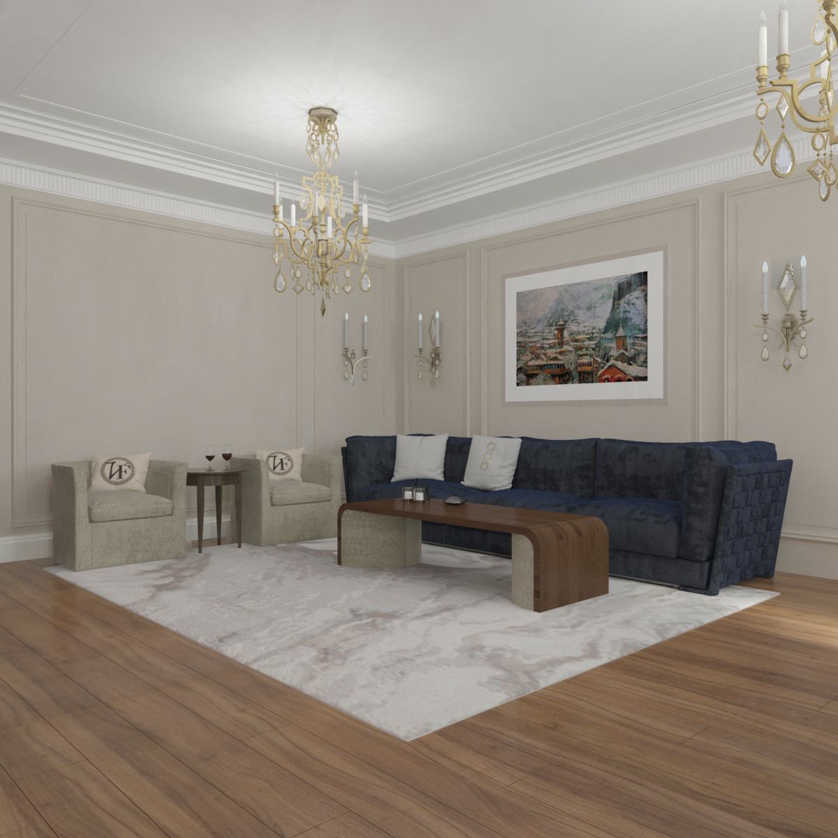 Квартира в стиле современной классики