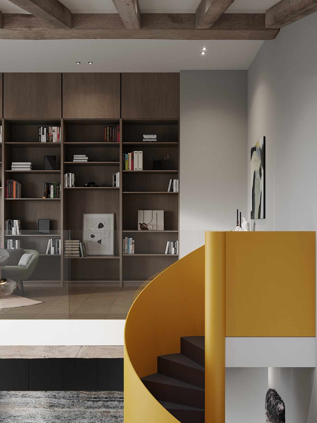 Современное шале в горах