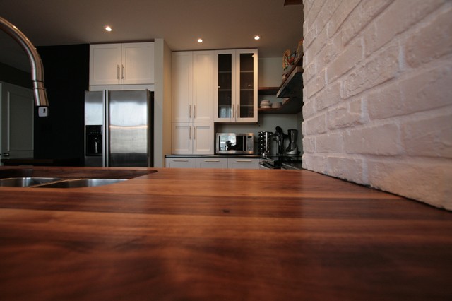 Outremont Loft Kitchen modern-kitchen