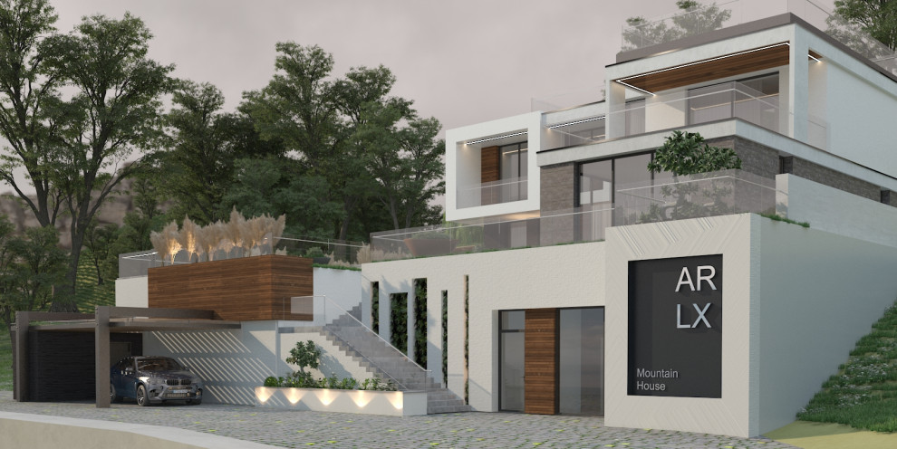 Проект загородного дома Mountain House