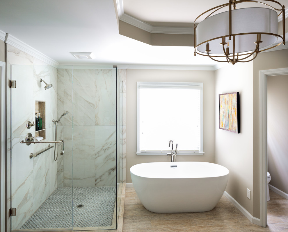 Flowers Crossing Master Remodel - Transitional - Bathroom - Atlanta ...
