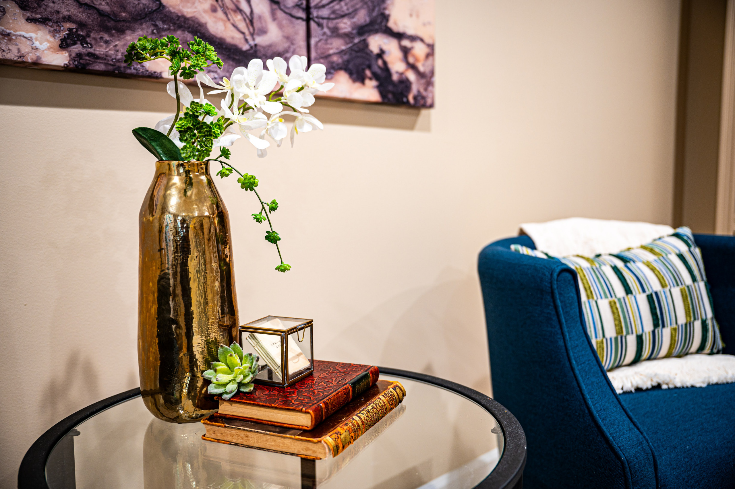 Family Room/Living Room Design and a Kitchen Refresh