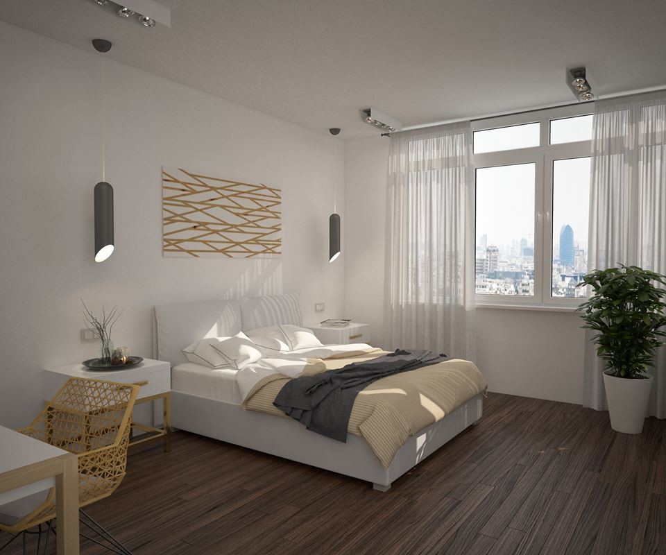 Black&White Квартира, 90 кв.м.