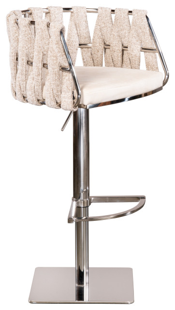 guttenberg adjustable height swivel bar stool