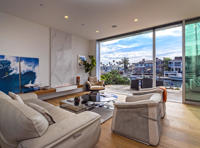 House on the Canal contemporary-living-room