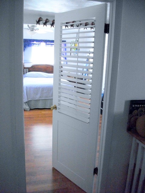louvered doors - country - bedroom - denver -kestrel shutters
