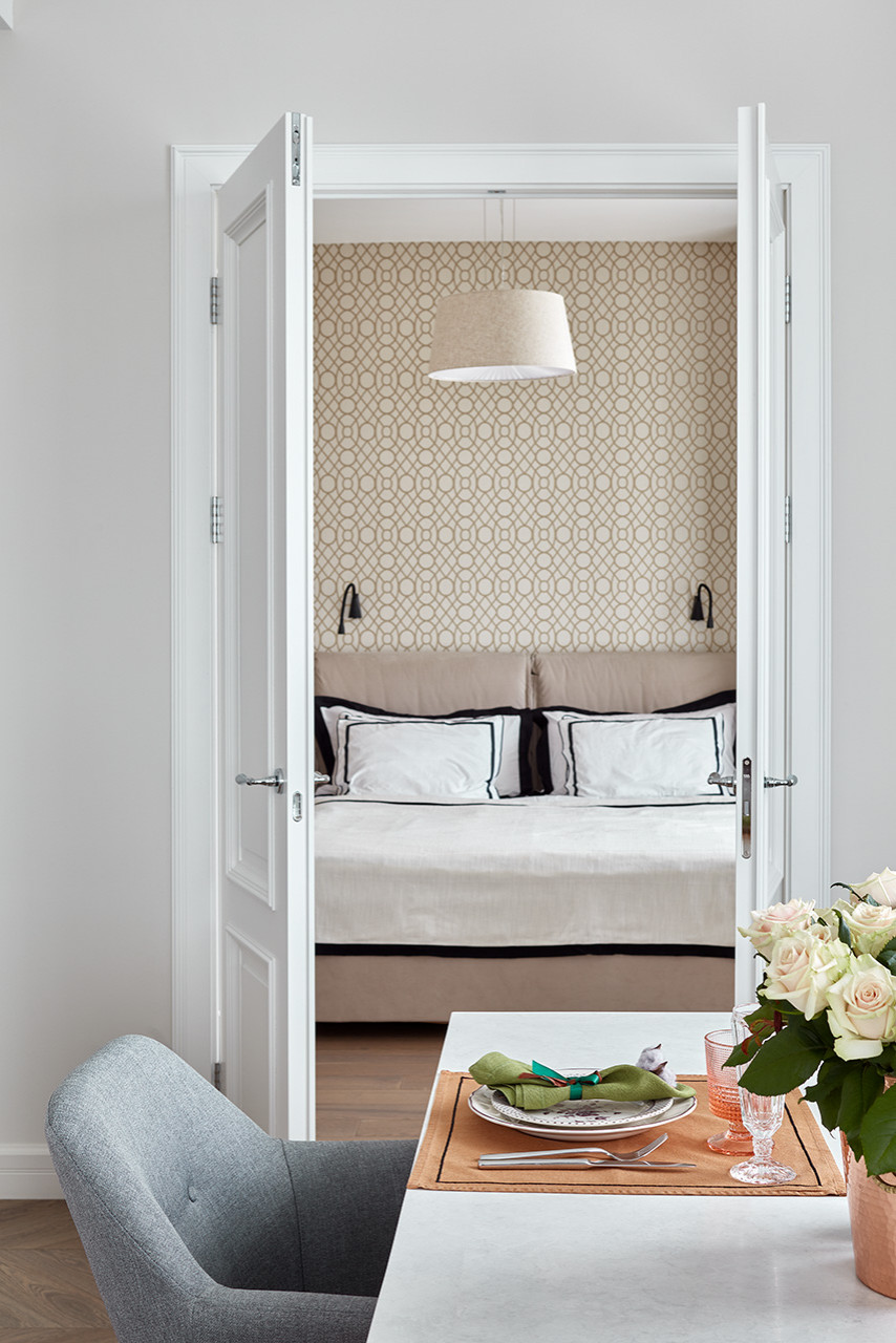 Квартира с камином.