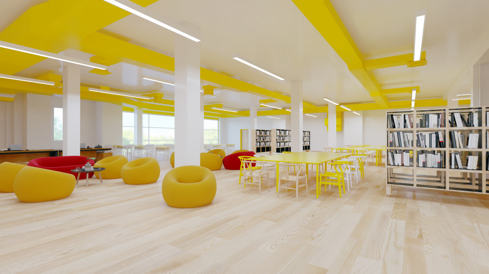 Интерьер школы на 1100 мест