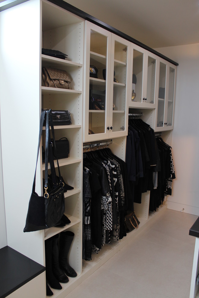This is an example of a contemporary storage and wardrobe in Charlotte.