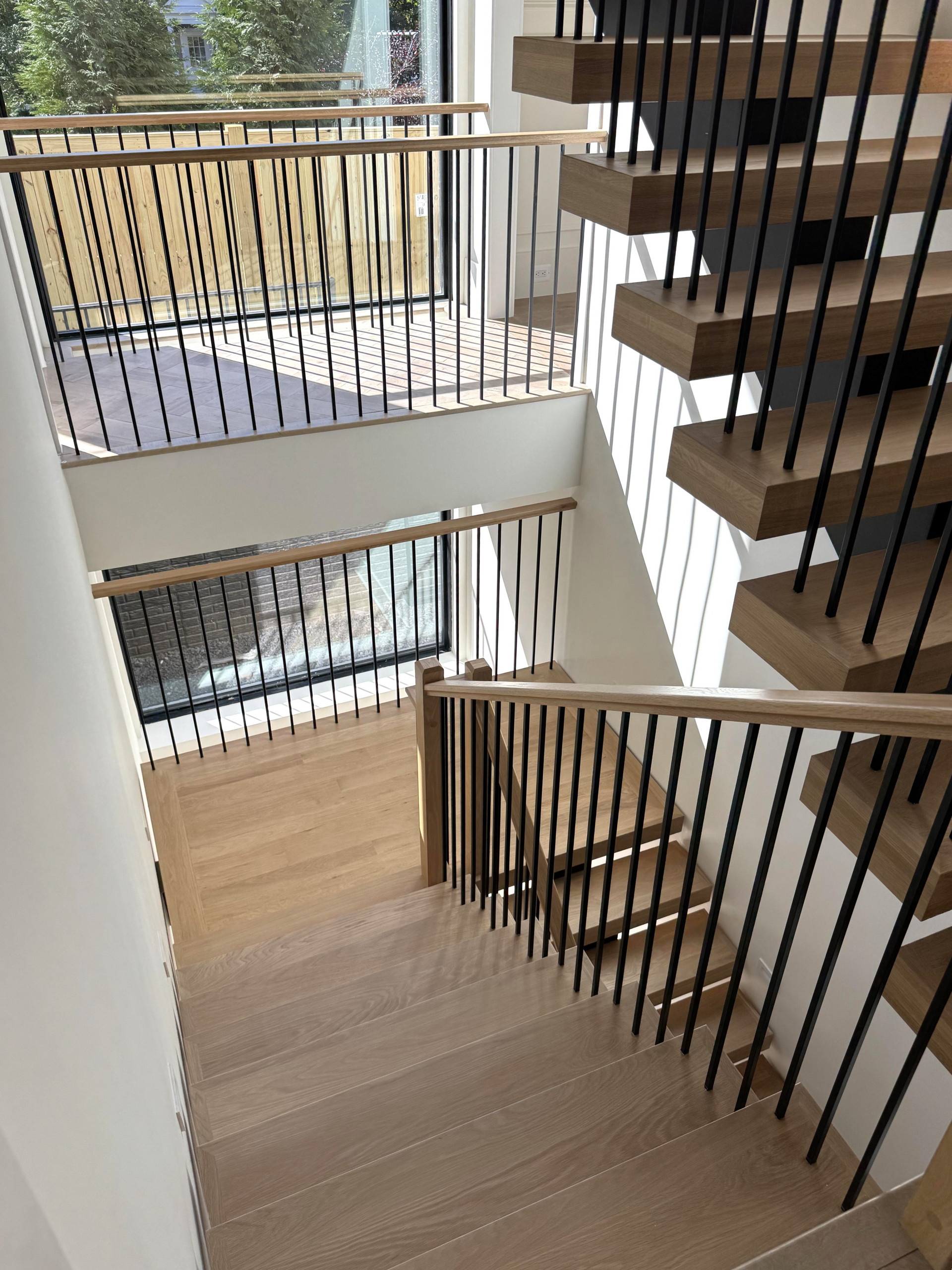 139_Four-Story Modern Staircase, Arlington, VA 22207