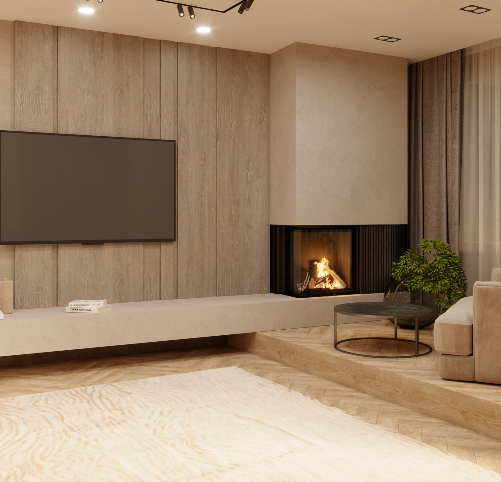 Дизайн-проект  квартиры ЖК "На Рождественской"