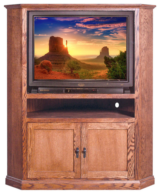 Mission Large Corner TV Unit Entertainment Centers And Tv Stands by