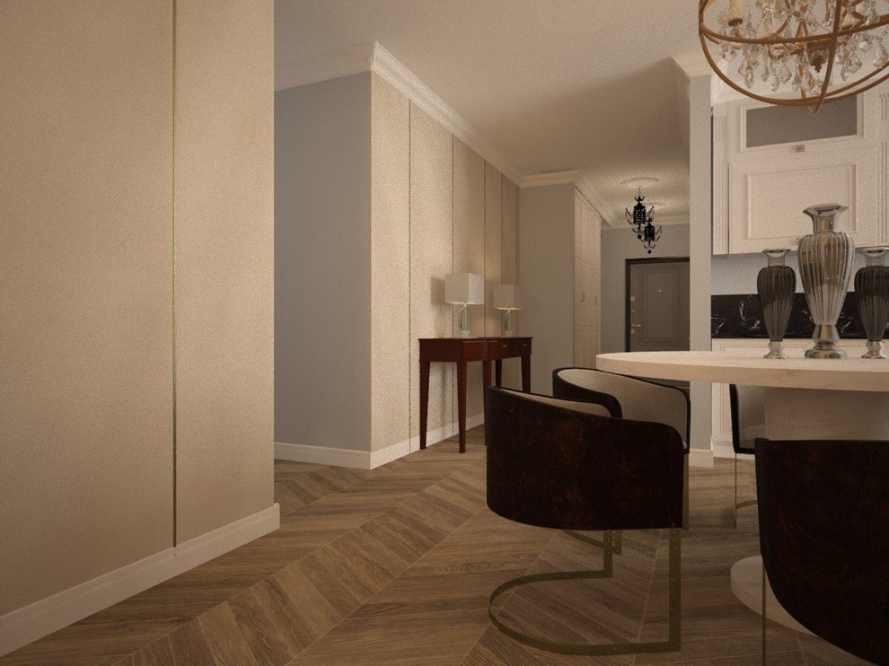 Элегантная квартира в стиле ар-деко