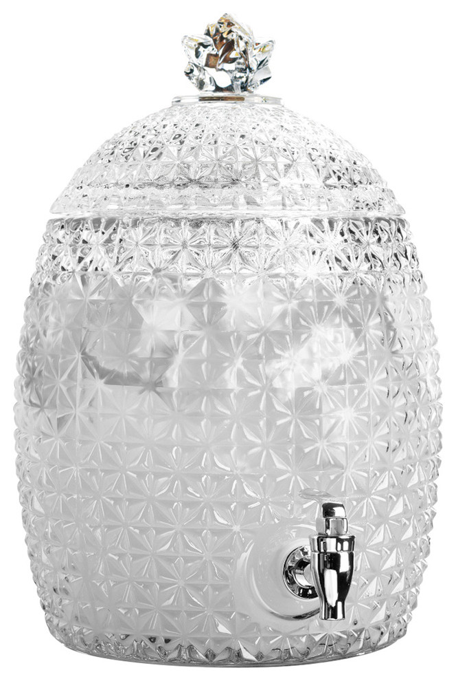 Monaco Pineapple Shaped Drink Dispenser Contemporary Beverage
