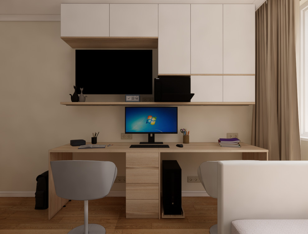 Проект спальни комнаты и детской в г.Мытищи