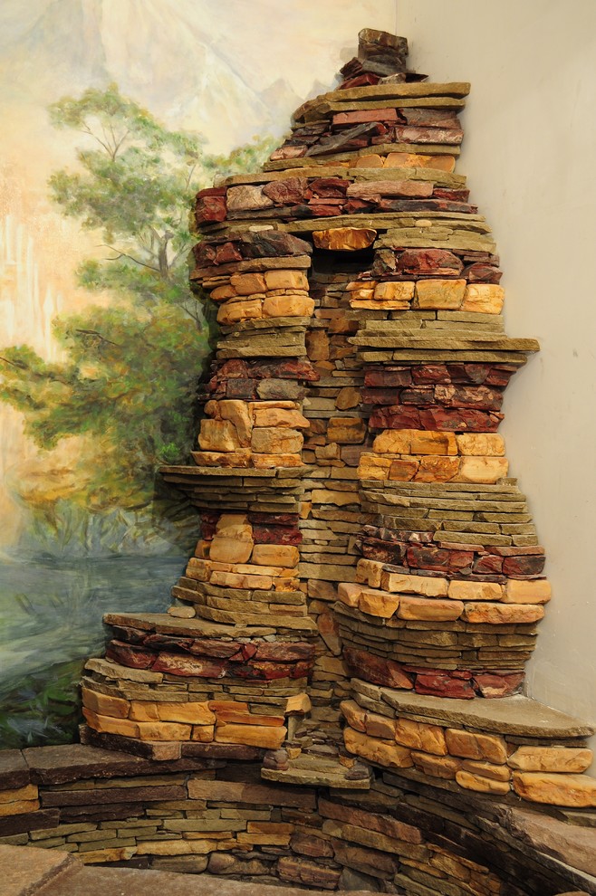 Водопад для дома в стиле фэнтези