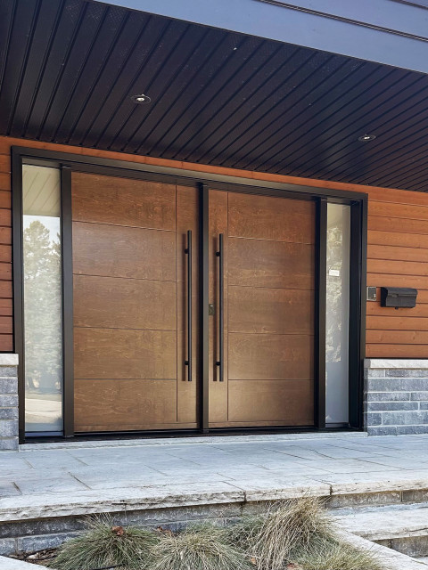 R&eacute;alisations modern-eingang