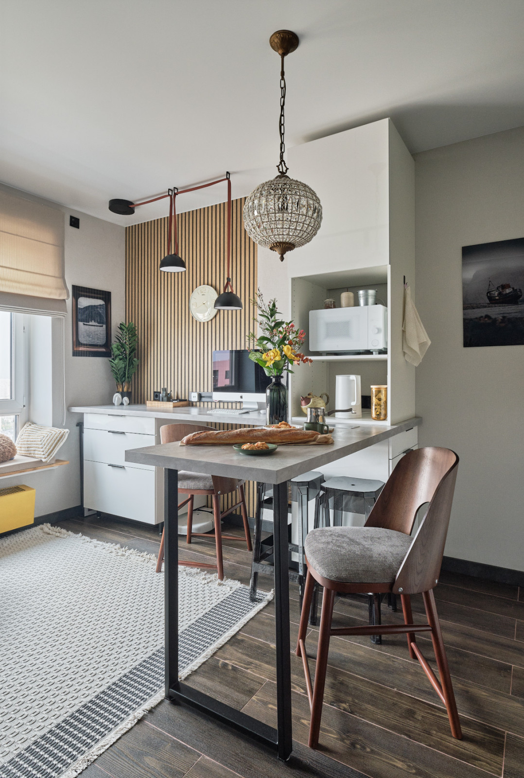 Интерьерная съёмка студии 19 кв.м. на Братиславской (Москва)