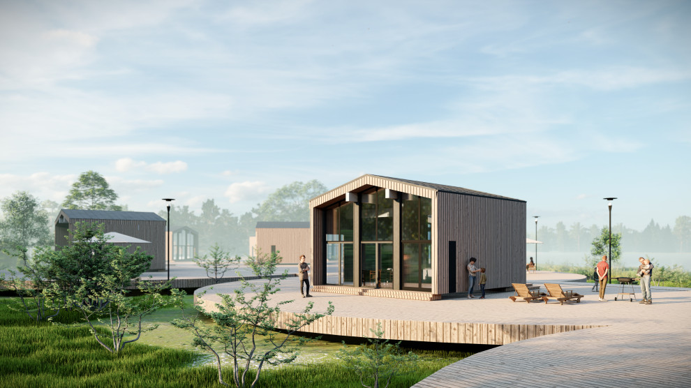 Визуализация прибрежной зоны туристической базы