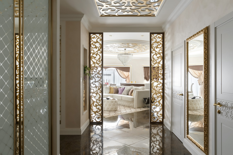 Мебель и мягкие стеновые панели для проекта дизайнера Натальи Резцовой