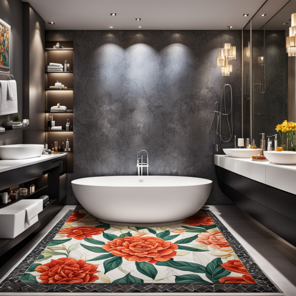 Ванная комната созданная ИИ