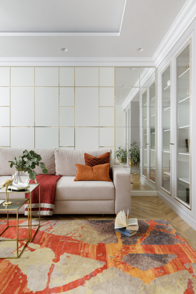 Квартира 125м2 | GOLD ACCENT | Неоклассика и модерн с латунными акцентами