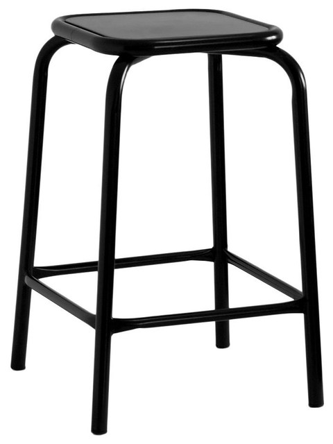 18.12 Black Beech Bar Stool, Medium