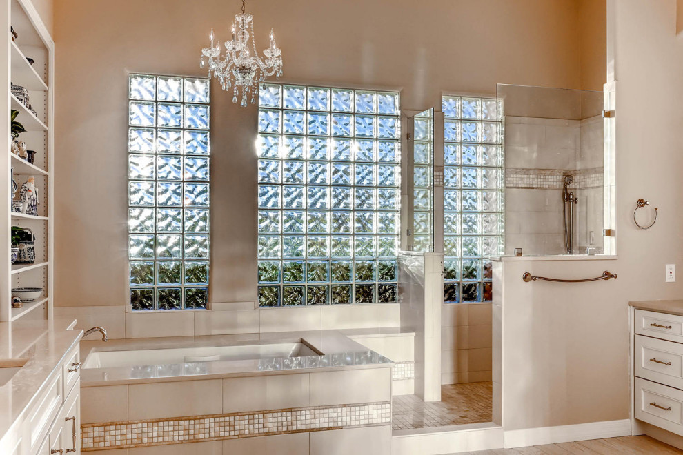 White Ancala Master Bathroom