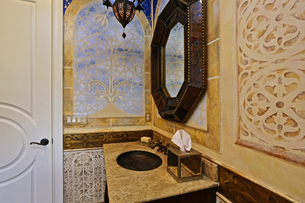 Inspiration for an eclectic bathroom in Miami.