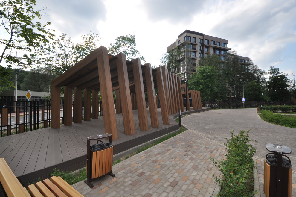 БЕСЕДКА. ЖК ОЛИМПИЙСКАЯ ДЕРЕВНЯ. НОВОГОРСК