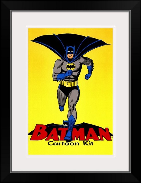 Canvas Pictures Cartoon Batman Dc Comics Superhero Large Wall Art Poster 