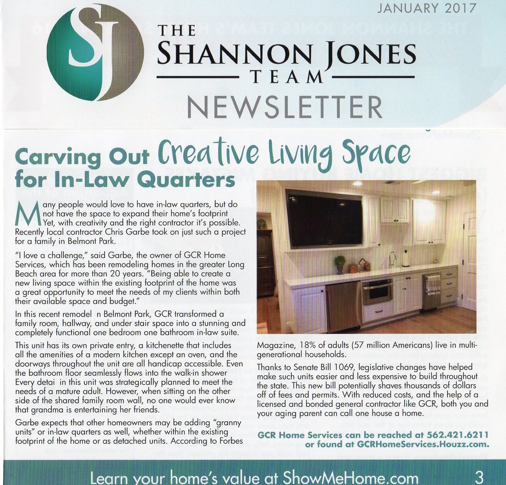 Shannon Jones Team Newsletter