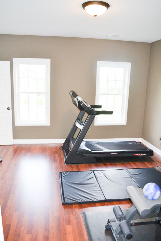 Transitional home gym in Other.