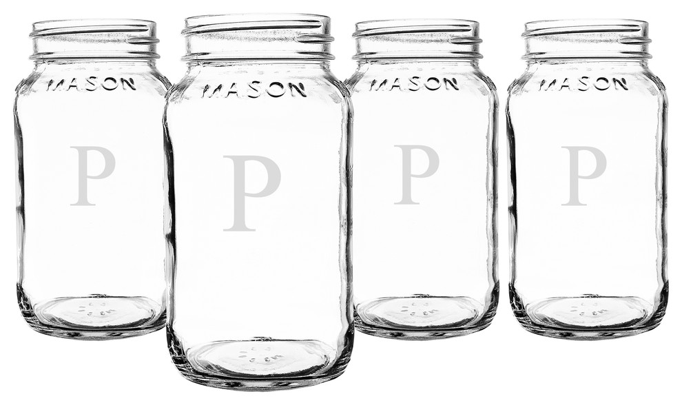 Set of 4 Small Mason Jars