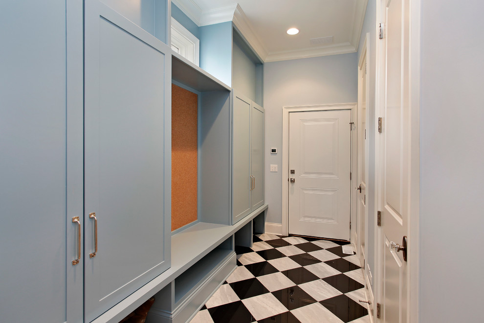 Inspiration for a transitional entryway remodel in Chicago