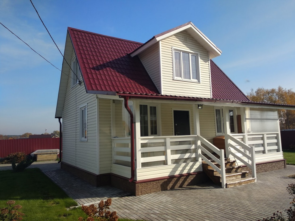 Каркасный дом с террасой