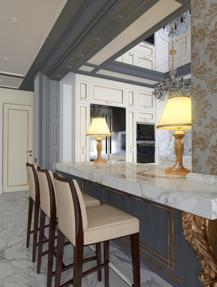 Роскошный интерьер в американском стиле