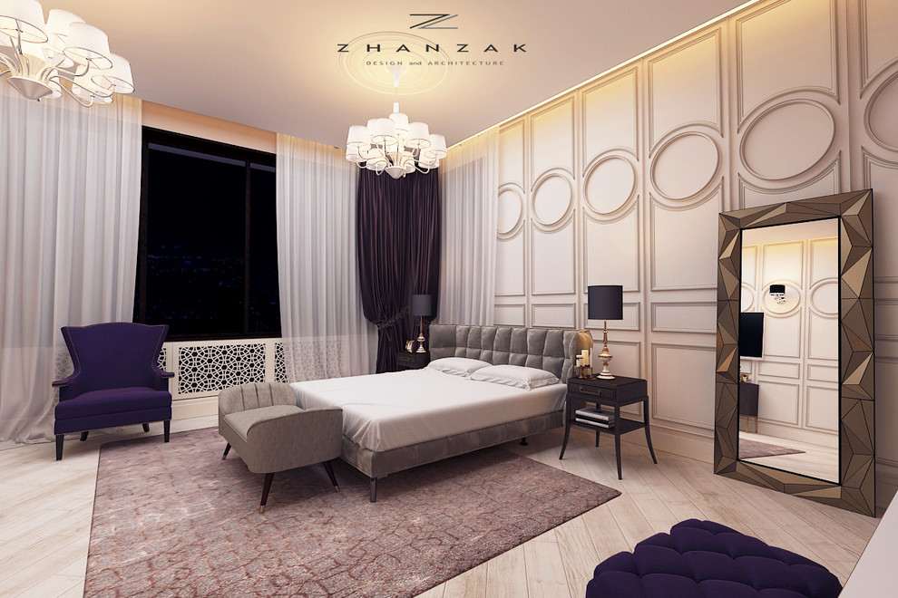 Спальня в пентхаузе.