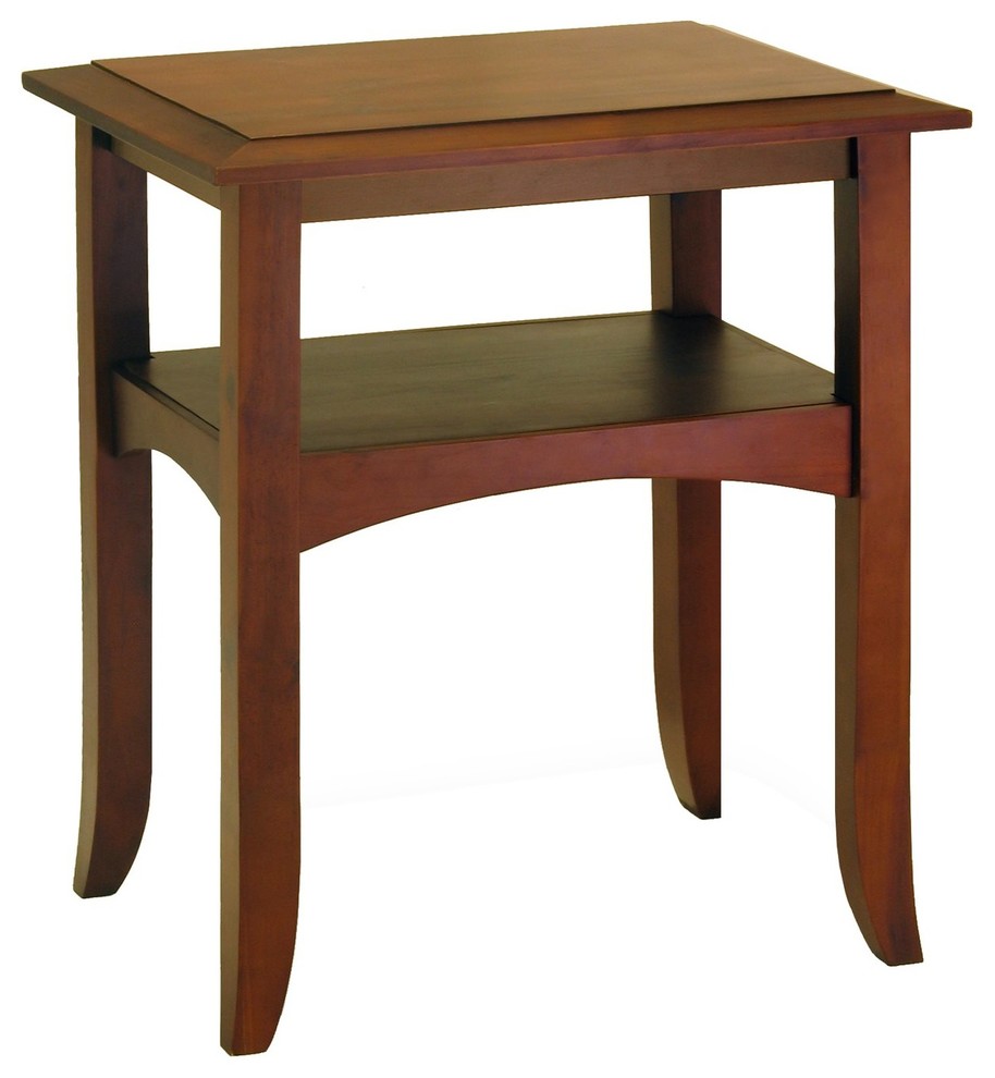 Craftsman End Table With Shelf