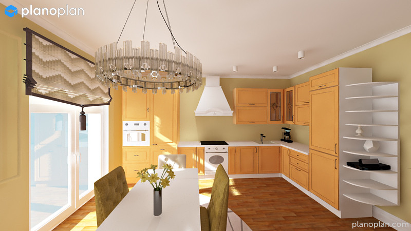 Проект городской квартиры для семьи с одним ребенком