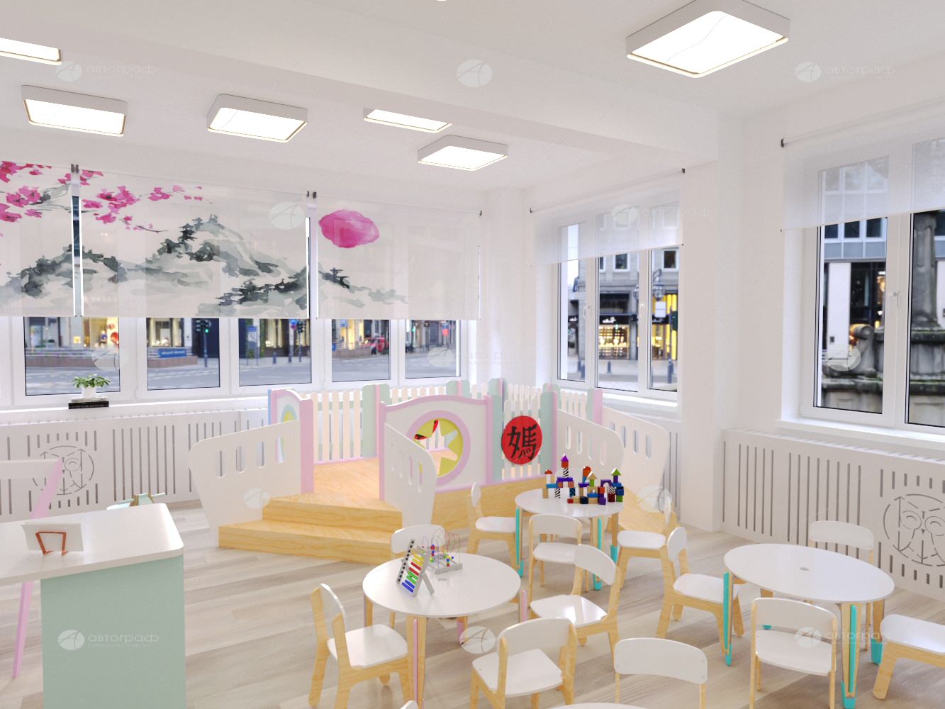 Дизайн-проект ясли "Япония"