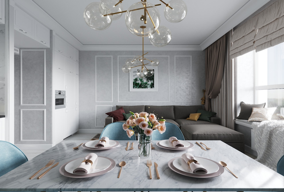 Квартира в ЖК "Две эпохи" в стиле современная классика