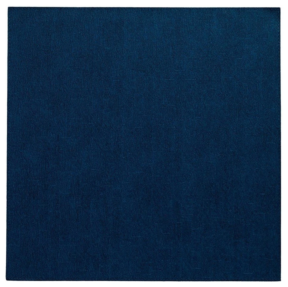 Presto Square Vinyl Placemats, Navy, Set of 4 Contemporary