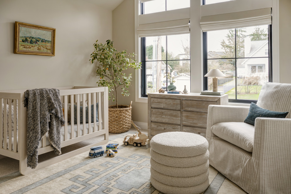 Kirkland New Construction - Transitional nursery photo in Seattle