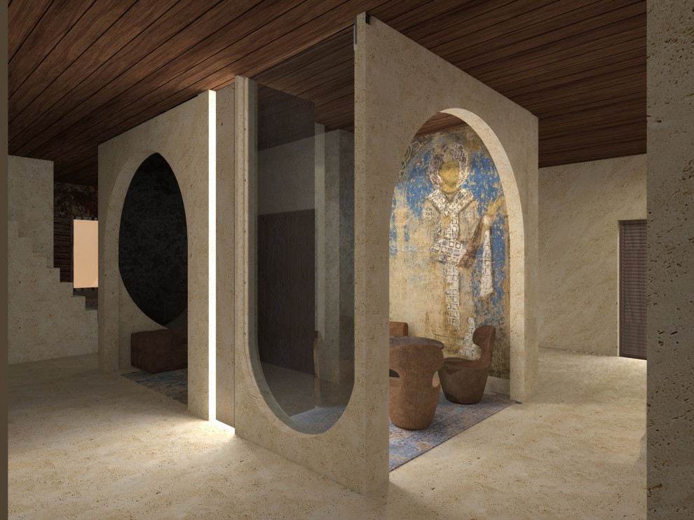 дизайн-проект кафе Вардзия