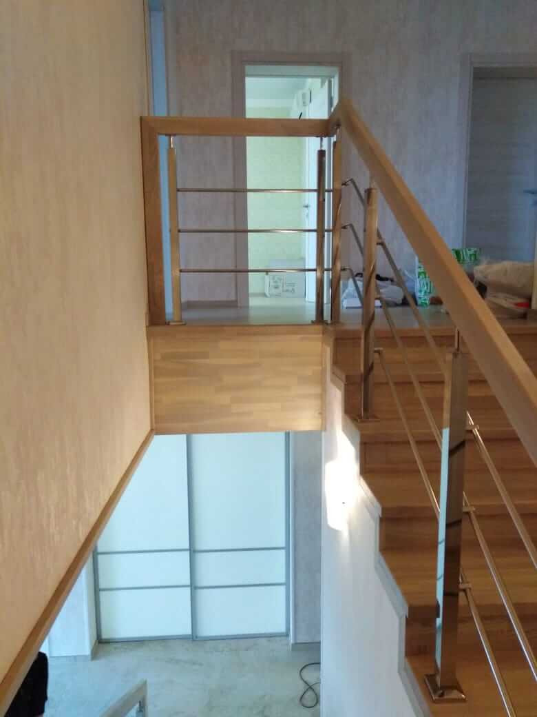 Обшивка лестницы