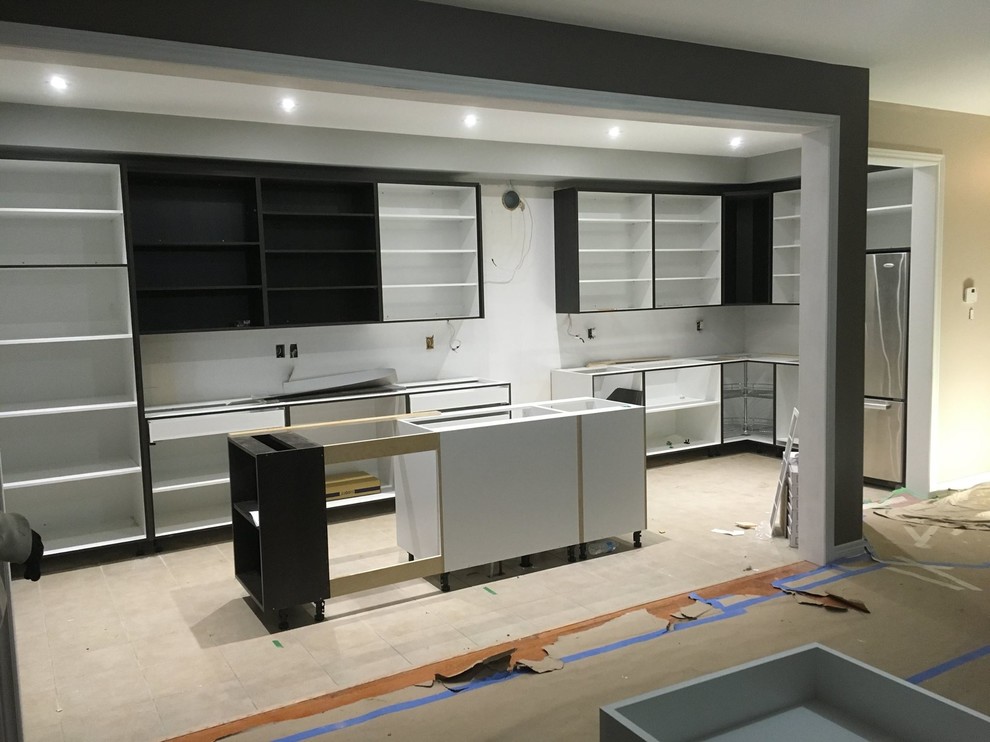 Open Concept main floor with double sized kitchen remodeling