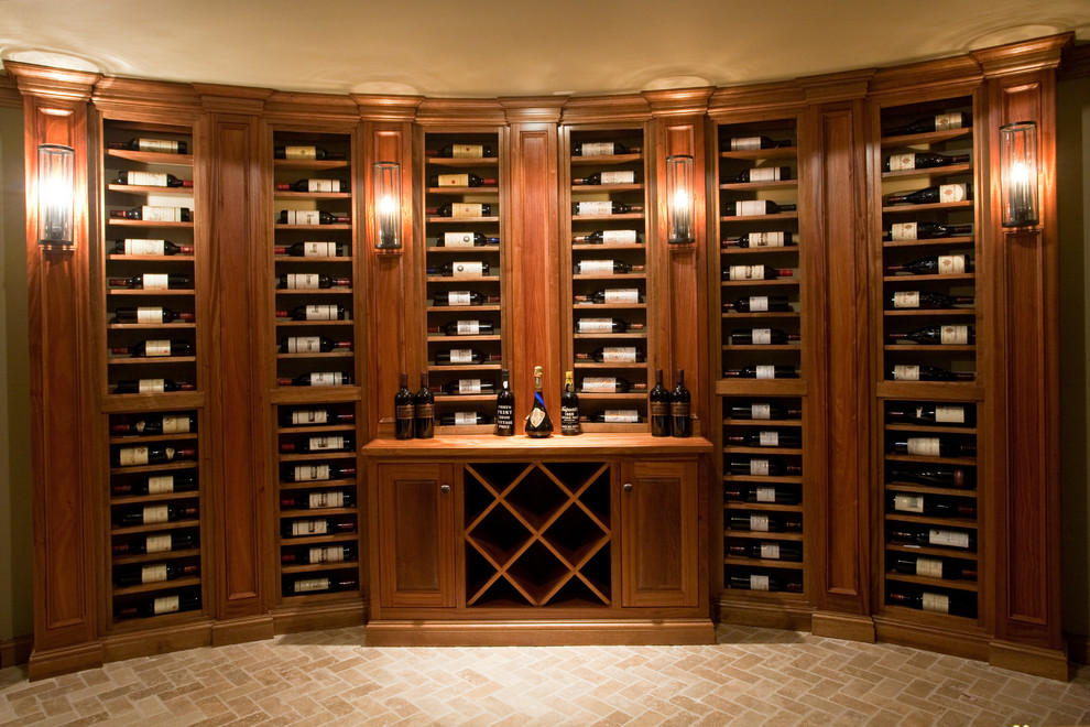 Photo of a traditional wine cellar in New York.