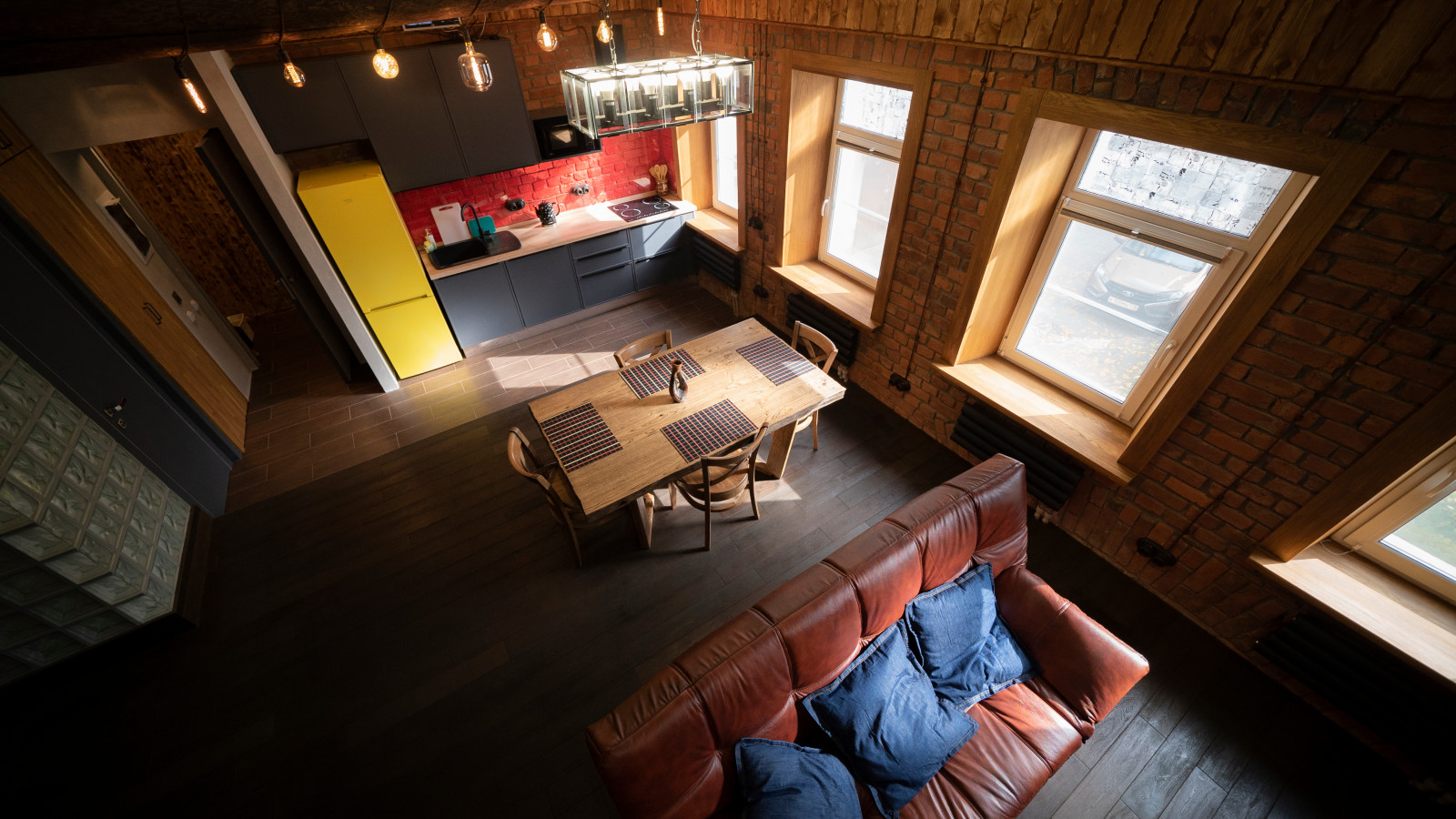 Квартира-студия в стиле лофт