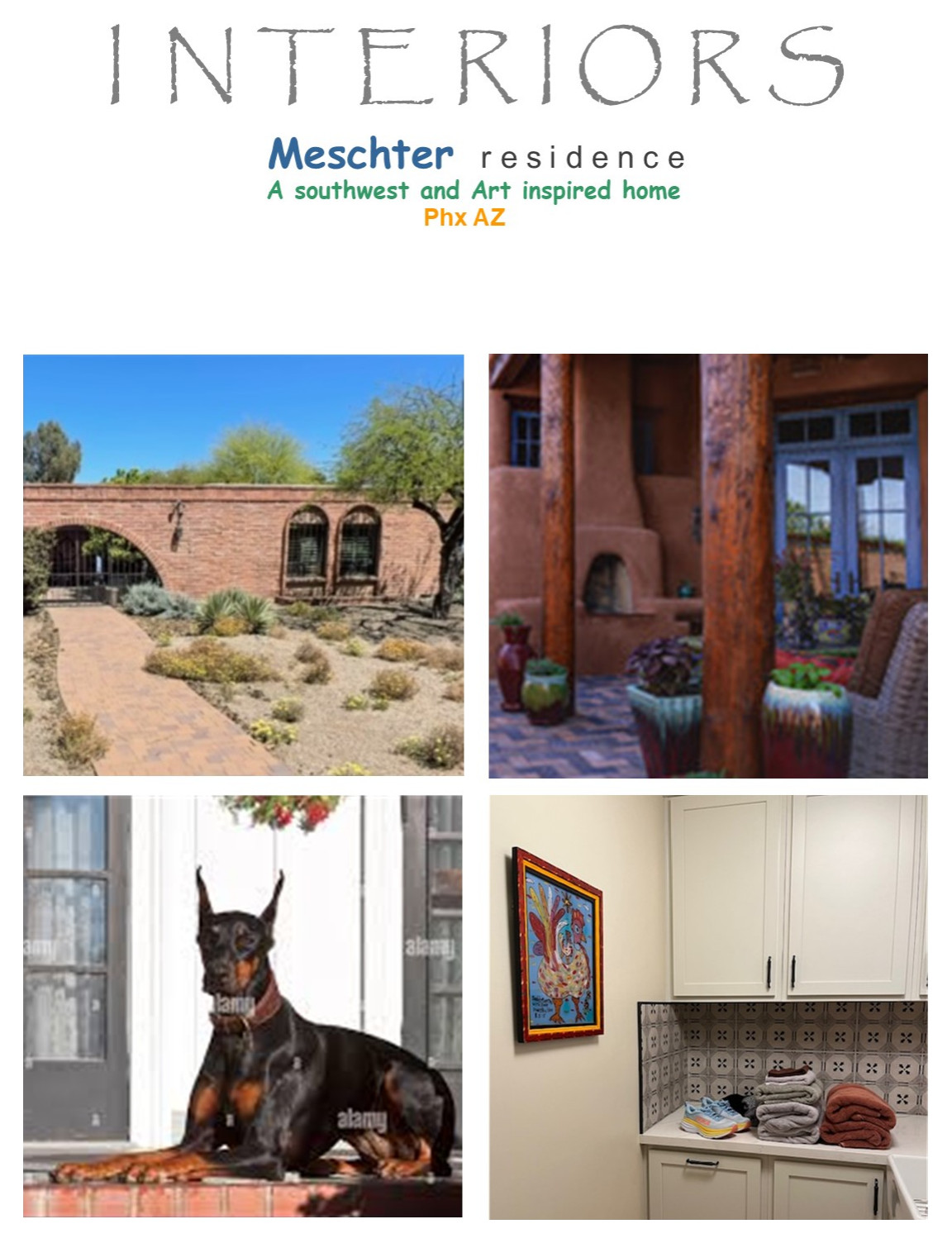New "vintage vibe" Laundry Room for Az Home